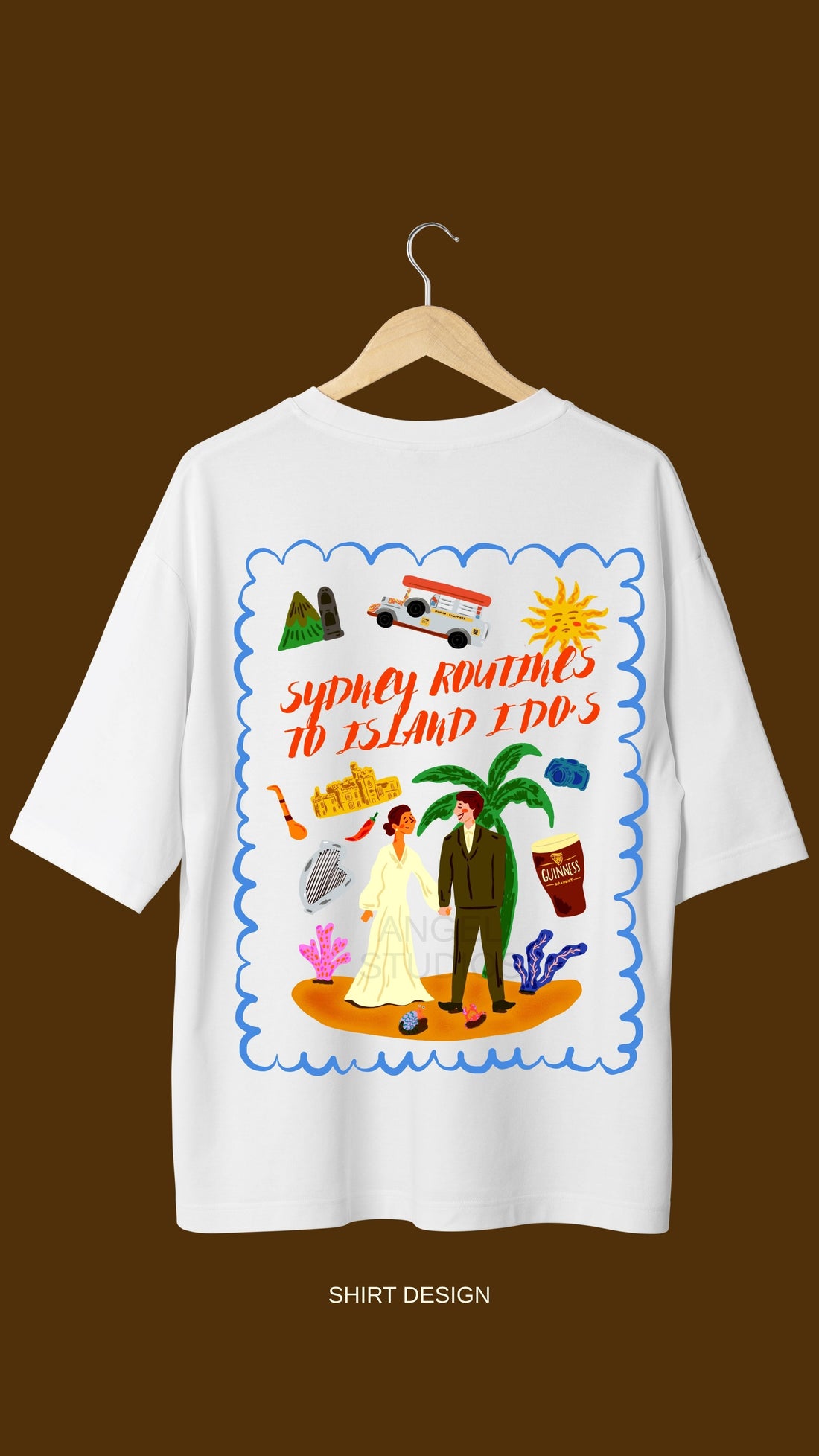 Shirt Design for Wedding Merch